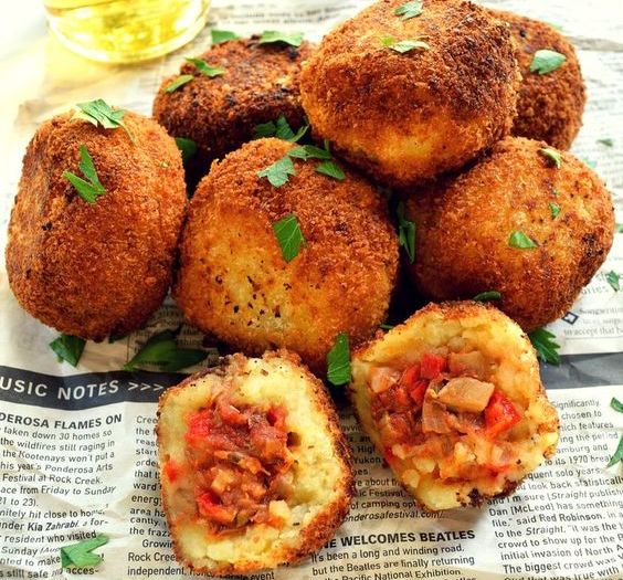Spanish Potato Bombas