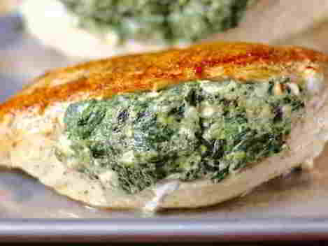 Spinach Stuffed Chicken Breasts