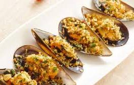 Mussels Stuffed Sids Style