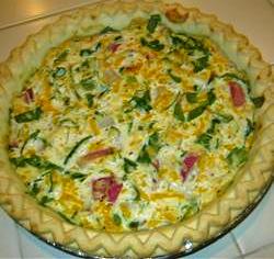 Quiche with Tofu & Spinach