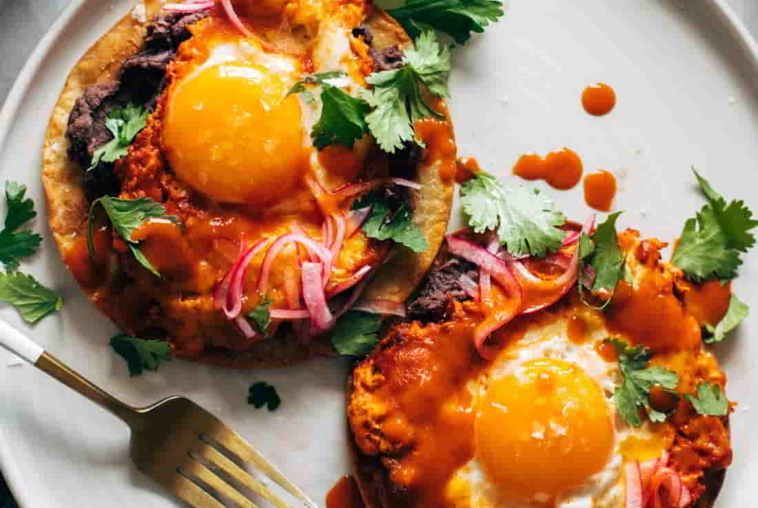 Tostadas with Eggs