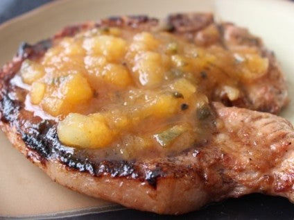 Tropical Grilled Pork Chops