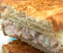 Tuna Kiwi Melt Sandwich
