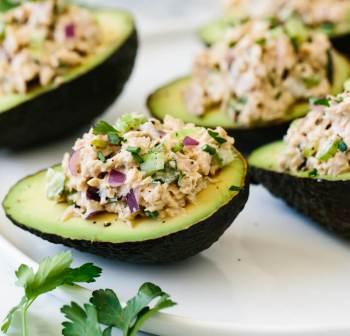 Tuna Stuffed Avocados