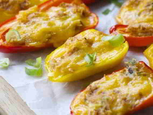 Tuna Stuffed Sweet Peppers