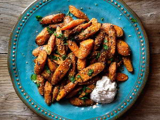 Za’atar Roasted Carrots with Labna