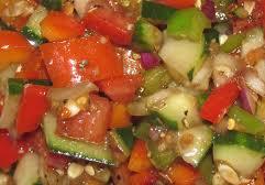 Cucumber & Orange Pepper Relish