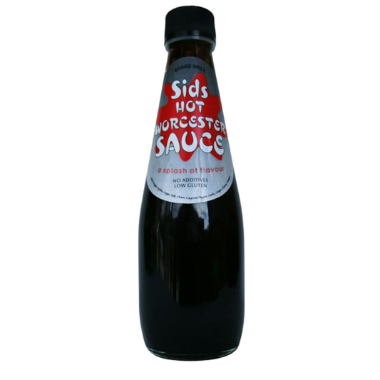 Sids Hot Worcester Sauce (10% Sugar) - 300 ml