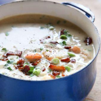 Shrimp 'n' Bacon Chowder